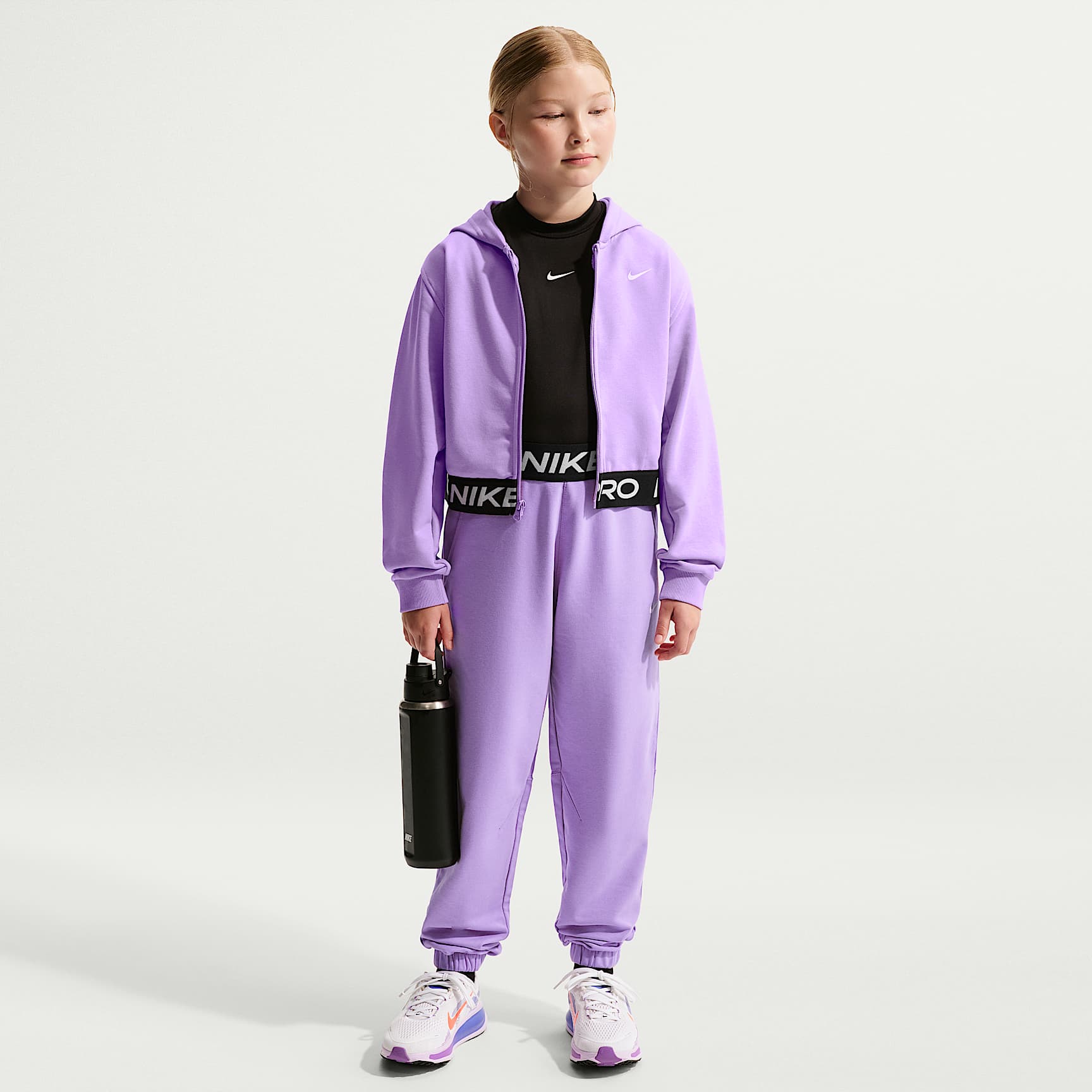 ナイキACG キッズ 160センチ ロングパンツ フリース パープル Nike Pro Fleece Big Kids' (Girls') Dri-FIT Joggers. Nike.com